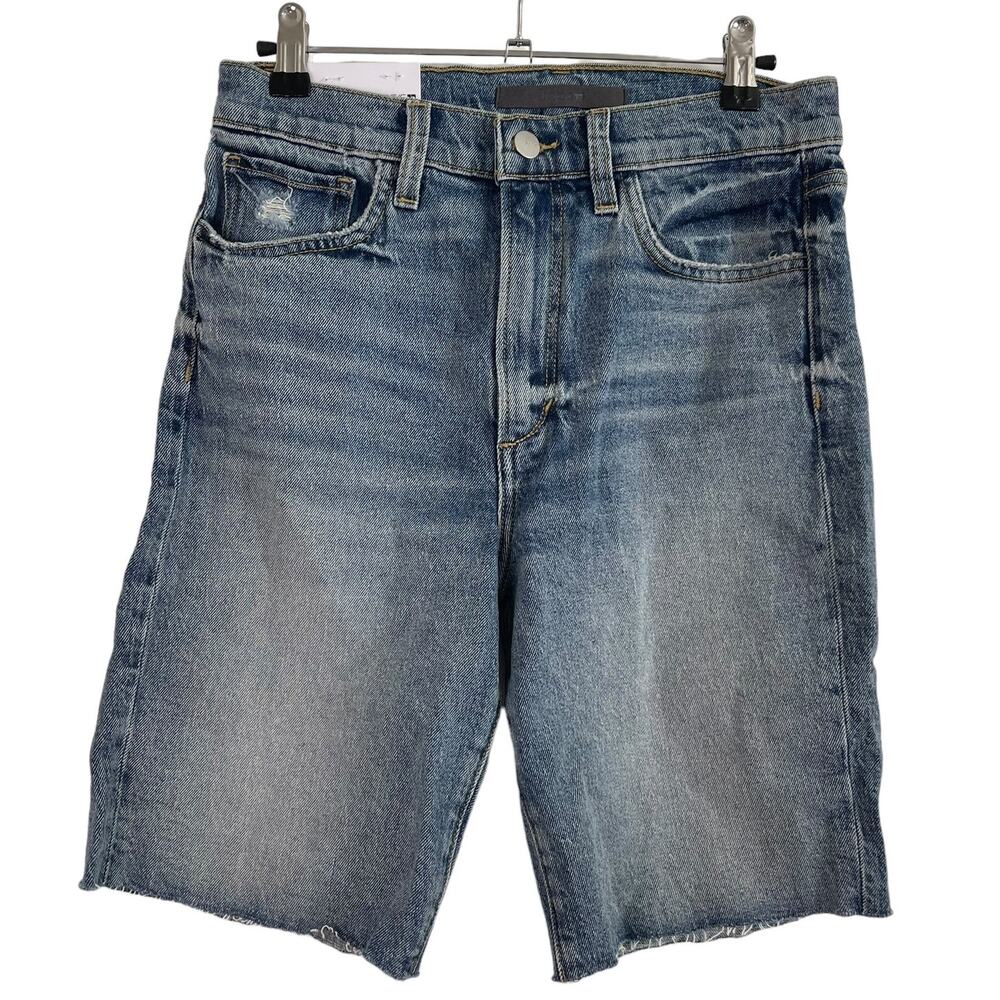 NWT Joe's Jeans Vintage stretch medium wash Bermuda shorts with raw hems - 26